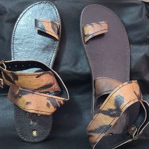 Animal Print Sandals